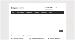 Desktop Screenshot of desguacemadrid.com