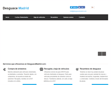 Tablet Screenshot of desguacemadrid.com